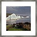 Seven Sisters Panoramic View Framed Print