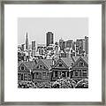 Shades Of Gray - San Francisco Skyline Framed Print