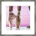 Shall We Dance - Pink Framed Print