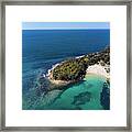 Shelly Beach Panorama No 1 Framed Print