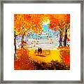 Shielding Framed Print