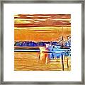 Shrimp boat at Sunrise  Framed Print