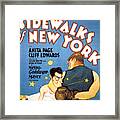 ''sidewalks Of New York'', With Buster Keaton, 1931 Framed Print