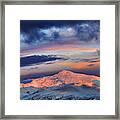 Sierra Nevada At Sunset. Veleta 11148 Ft Framed Print