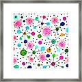 Signs Of Summer Dot Painting Framed Print