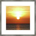 Sinking Sun Framed Print