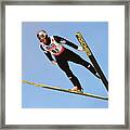 Ski Jumping: Men's Hs100 - Fis Nordic World Ski Championships Framed Print