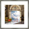 Skyview Apartments Framed Print