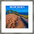 Sleeping Bear Dunes National Lakeshore Poster Framed Print