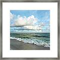 Smooth Waves On The Gulf Of Mexico Framed Print