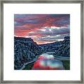 Snake River Canyon Framed Print