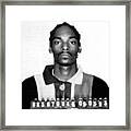 Snoop Dogg Mug Shot Mugshot Framed Print