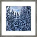 Snow Capped Framed Print