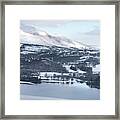 Snow Covered Mountains, The Lake District Framed Print