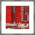 Snow In Chi Town Framed Print