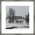 Snowy Scene Framed Print