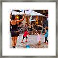 Soap Balloons Play Barcelona Framed Print