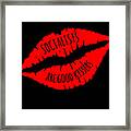 Socialists Are Good Kissers Framed Print
