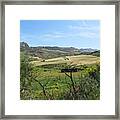 Soft Hills Near Valle De Abdalajis Framed Print