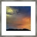 Softness Is The Sunset Framed Print