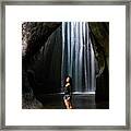 Soliloquy - Tukad Cepung Waterfall, Bali, Indonesia Framed Print