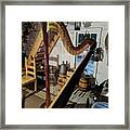 Solstice Harp Framed Print