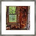 Some Cleaning Required #2 Of 2- Abandoned Farm Homestead In Benson County Nd Framed Print