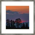 Sonnenuntergang In Muenstertal Framed Print