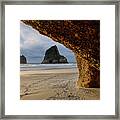 Castles Of Sand -  Farewell Spit, South Island. New Zealand Framed Print