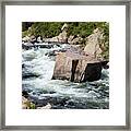 South Platte River In Eleven Mile Canyon Framed Print