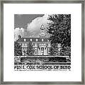 Southern Methodist University Cox School Of Business Framed Print
