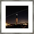 Space Station At The Lighthouse Framed Print