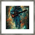 Spaceman Player I  - Oryginal Artwork By Vart. Framed Print