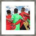 Special Olympics Soccer Teams Framed Print