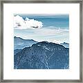 Spectacular Mountain Dachstein With Glacier In The Alps Of Austria Framed Print