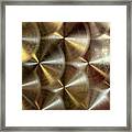 Spin Gold Framed Print