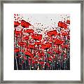 Splendor Of Poppies Framed Print