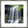 Spring At Sougahoagdee Falls Framed Print