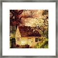 Spring House In The Spring Framed Print