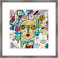 Spring Morning Boho Portrait Framed Print