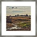 Spring's First Blush At Little House On The Coulee - Near Minnewaukan Nd In Benson County Framed Print