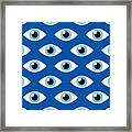 Spy Eye Pattern Framed Print