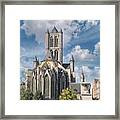 St Bavo's Cathedral, Ghent, Belgium Framed Print