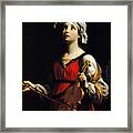 St. Cecilia Of Rome Framed Print