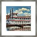 St. Croix Boat And Packet Steamship Framed Print
