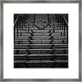 St Helena Cathedral Front Stairs At Night Framed Print