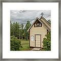 St. John The Divine Anglican Church In Quick British Columbia Framed Print