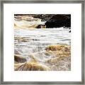 St Louis River Waterfall Framed Print