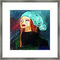 Starbucks Girl Framed Print