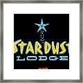 Stardust Lodge Lake Tahoe Framed Print